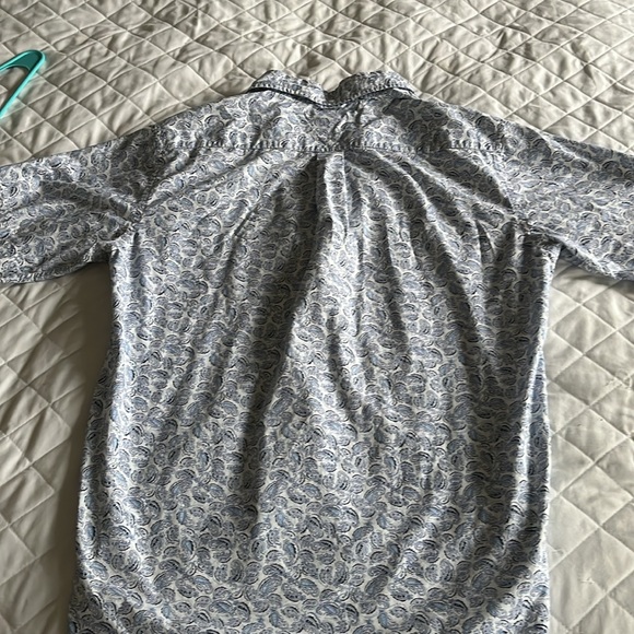 Casual button down shirt. Tommy Hilfiger paisley. 100% cotton. - Picture 3 of 4